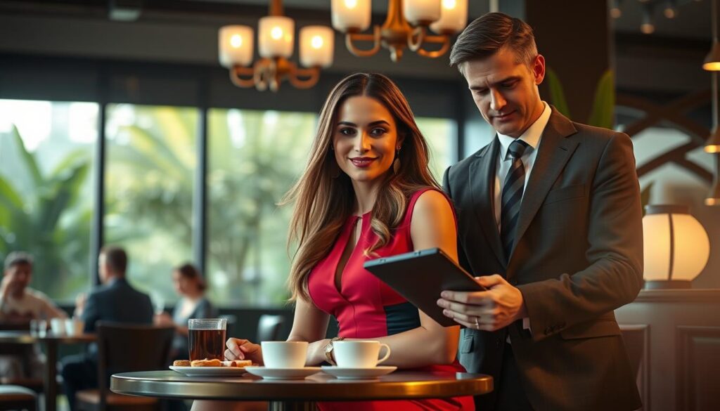 Nebencharaktere Katja und Jonas in der Telenovela