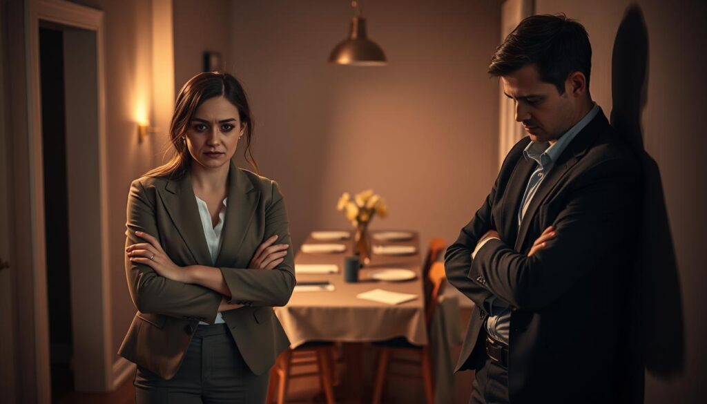 Turbulenzen in der Beziehung von Anna und Jonas