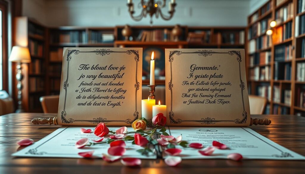 Vergleich englische und deutsche Zitate