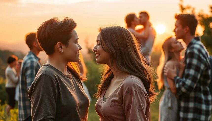 Welcher Kuss bedeutet Liebe?