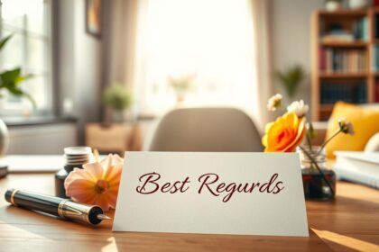 Wie richtet man liebe Grüße auf Englisch aus?