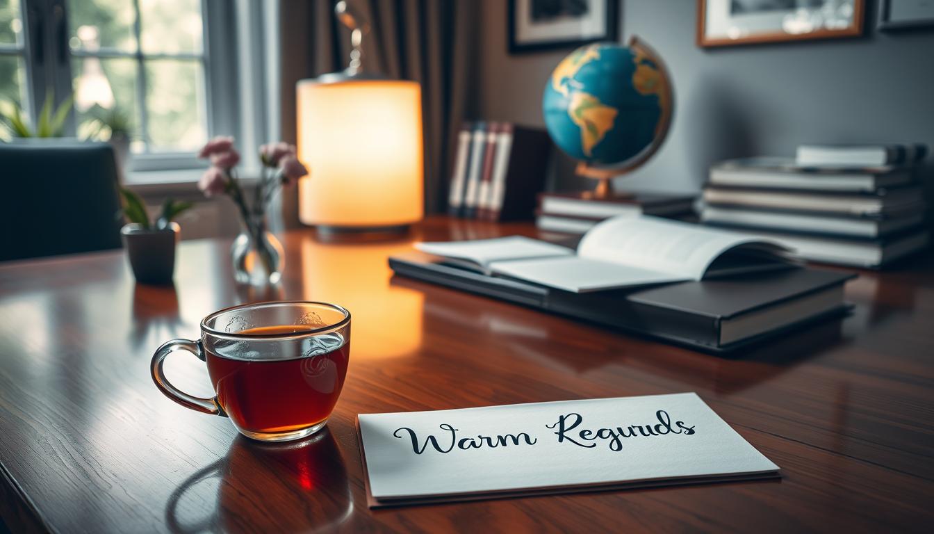 Wie sagt man „ganz liebe Grüße“ auf Englisch?