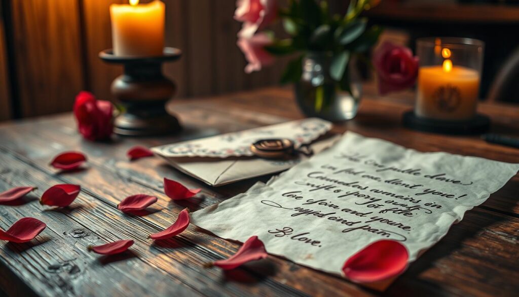 handgeschriebene Liebesbriefe